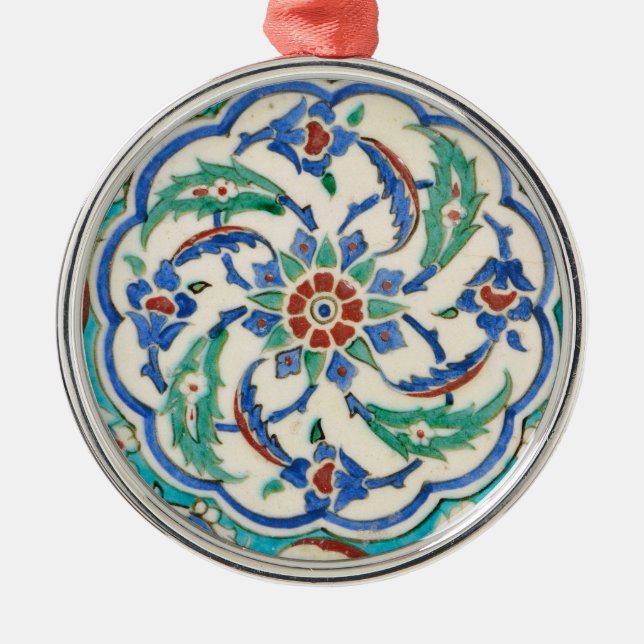 iznik tile metal tree decoration (Front)