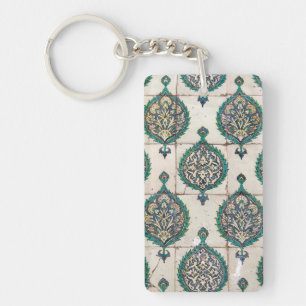 Iznik Tiles Green Key Ring