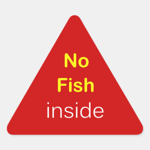 j3 - Food Label ~ NO FISH INSIDE.