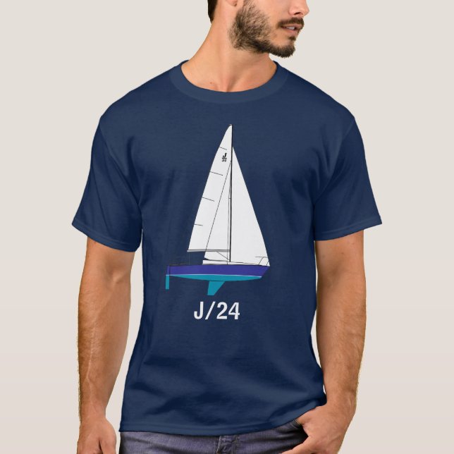 J/24 Sailboat T-Shirt (Front)