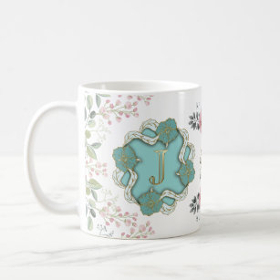 J alphabet Coffee Mug