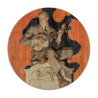 J.C. Leyendecker Banjo Player 1920 Art Deco Art