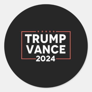 J D Vance 2024 Classic Round Sticker