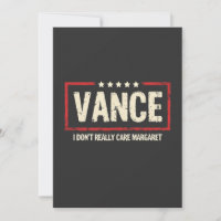 J. D Vance Funny Meme I Don't Really Care Margaret