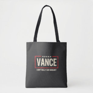 J. D Vance Funny Meme I Don't Really Care Margaret Tote Bag