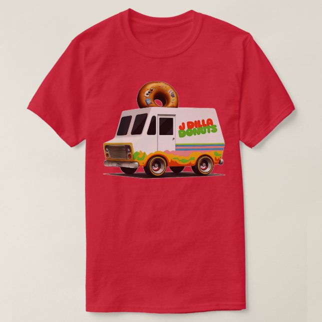 J Dilla Doughnuts Van 1 T-Shirt (Design Front)