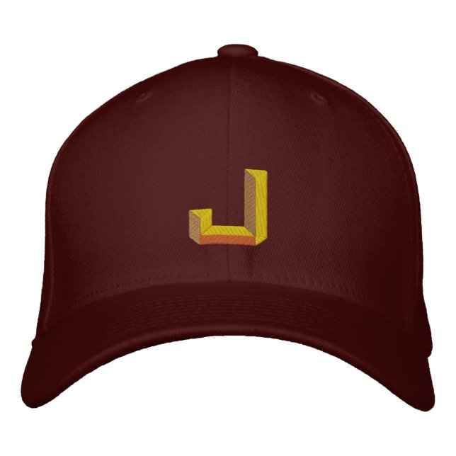 J EMBROIDERED HAT (Front)