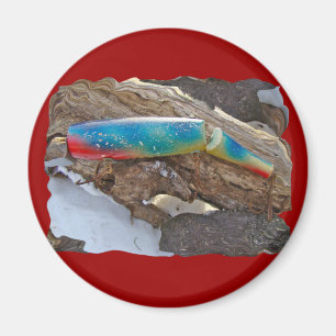 J & H "WIG LIT" Vintage Saltwater Lure Items Magnet