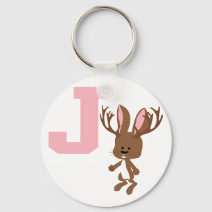 J is for Jackalope Key Ring