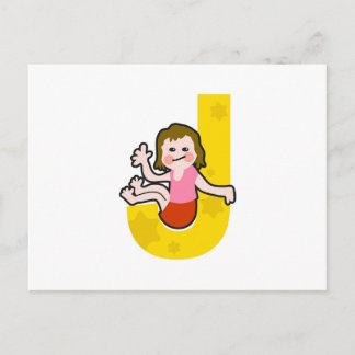 J is for postcard