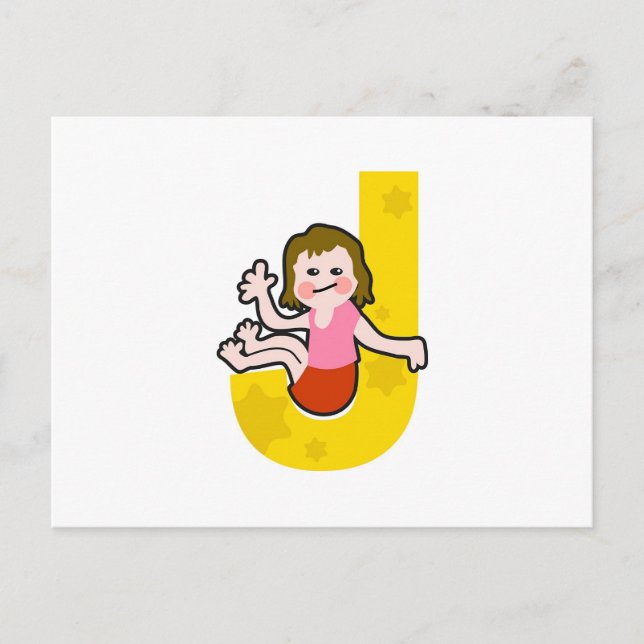 J is for postcard (Front)