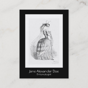 J J Grandville Entomologist Business Card