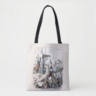 J J Grandville's Anthropomorphic Band Tote