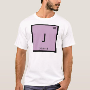 J - Jicama Vegetable Chemistry Periodic Table T-Shirt