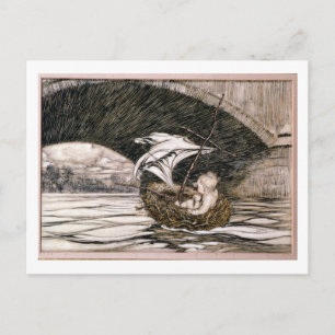 J.M. Barrie 'He Passed Under the Bridge and Came Postcard