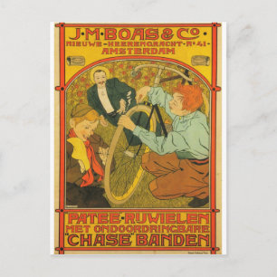 J.M Boas & Co. Bicycles Postcard
