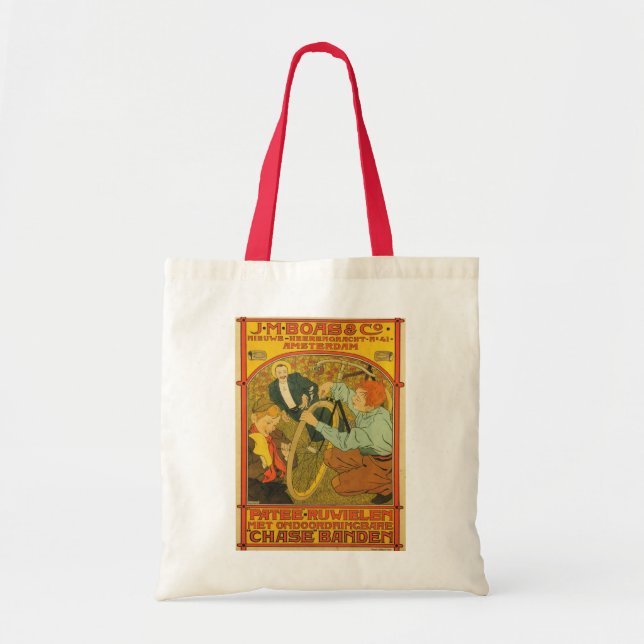 J.M Boas & Co. Bicycles Tote Bag (Front)