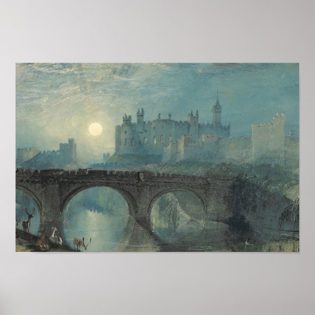 J.M.W. Turner - Alnwick Castle Poster (Front)