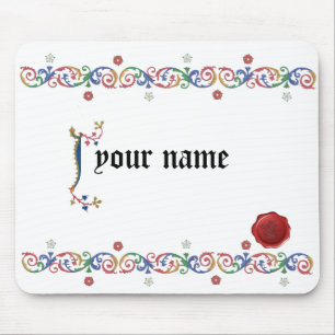 J mediaeval Mouspad Mouse Pad