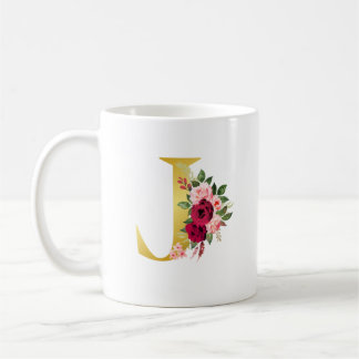 "J" Monogram Coffee Mug