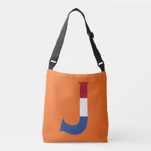 J Monogram overlaid on NLD Flag on or cbbcnt Crossbody Bag