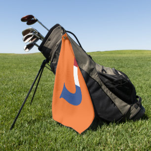J Monogram overlaid on NLD Flag on or gtcnt Golf Towel
