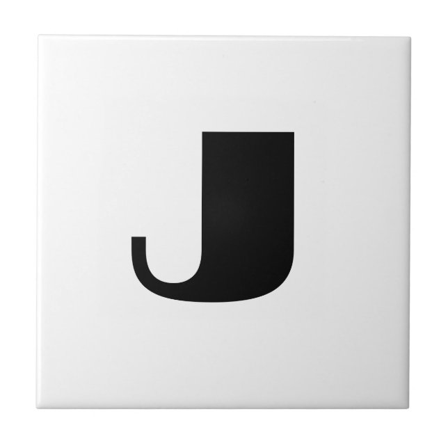 "J" monogram Tile (Front)