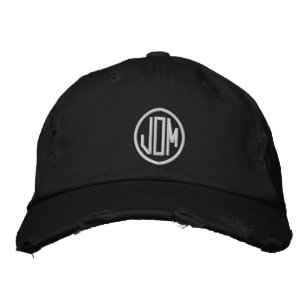 J.O.M. EMBROIDERED HAT