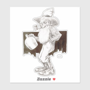 J P Bernard Moonshiner Custom-Cut Vinyl Stickers