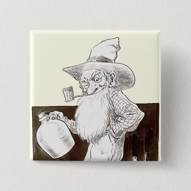 J P Bernard Moonshiner (Sepia) 15 Cm Square Badge (Front)