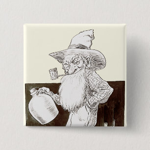 J P Bernard Moonshiner (Sepia) 15 Cm Square Badge