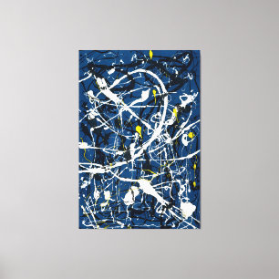 J. P. - Composition No. 16 - 1948 - Abstract - Canvas Print