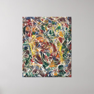 J. P. - CROAKING MOVEMENT - 1946 - Abstract - Canvas Print