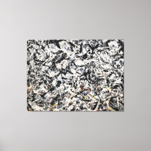 J. P. - GREYED RAINBOW - 1953 - Action Painting -  Canvas Print