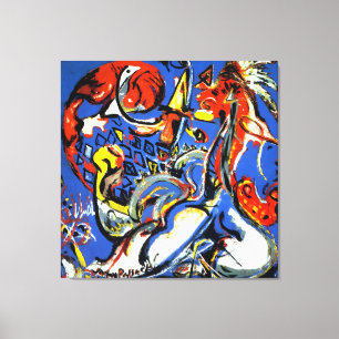 J. P. - Moon-Woman Cuts the Circle - 1943 - Canvas Print
