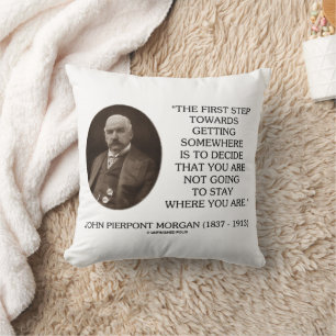 J.P. Morgan First Step Towards Getting Somewhere Cushion
