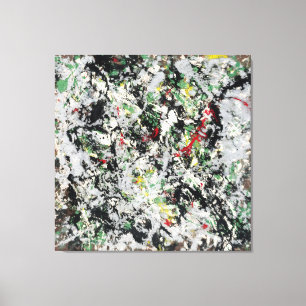 J. P. - Number 12 - 1950 - Action painting - Canvas Print