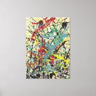 J. P. - Number 16 - 1949 - Action painting - Canvas Print