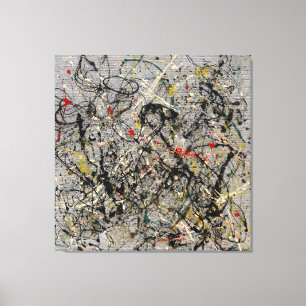 J. P. - Number 18 - 1950 - Action painting - Canvas Print