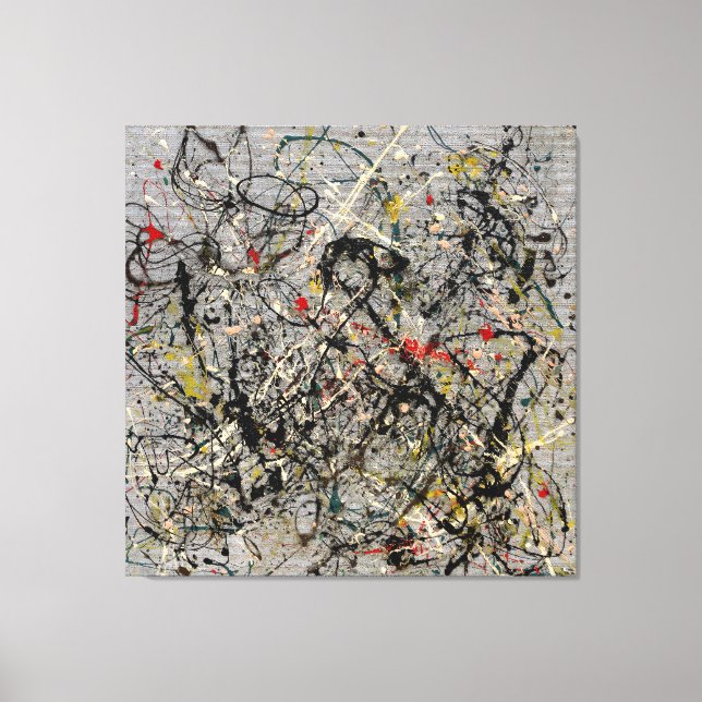 J. P. - Number 18 - 1950 - Action painting - Canvas Print (Front)