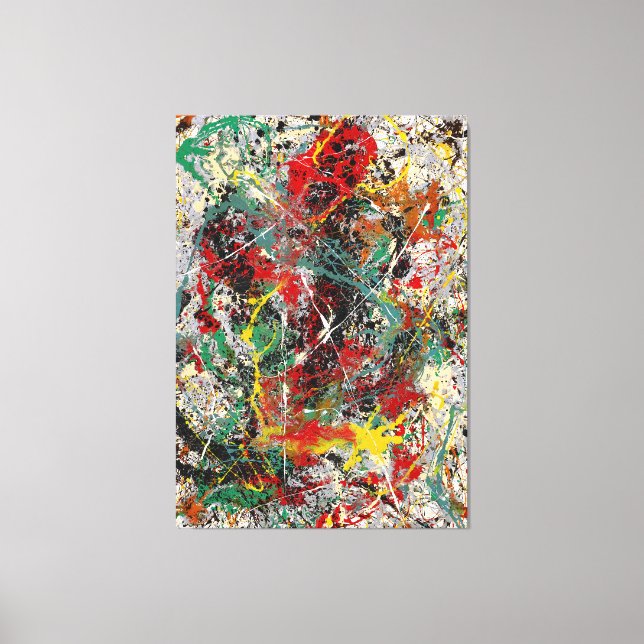  J. P. - Number 30 - 1949 - Action painting - Canvas Print (Front)