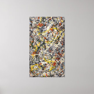 J. P. - Number 3 TIGER - 1949 - Action painting Canvas Print