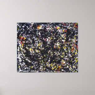 J. P. - Number 6 - 1949 - Action painting - Canvas Print