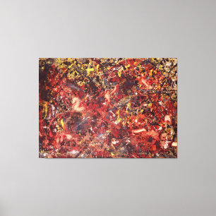 J. P. - PAINTING A - 1950 - Abstract Expressionism Canvas Print