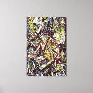 J. P. - TROUBLED QUEEN - 1945 - Abstract - Canvas Print