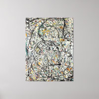 J. P. - WATERY PATHS - 1947 - Action Painting -