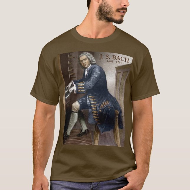 J. S. Bach 1685 - 1750 at the Silbermann Organ T-Shirt (Front)