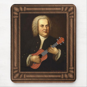 J.S. Bach on Uke Mouse Pad
