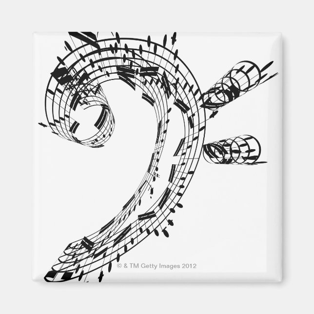 J.S.Bach's Cello Suite Magnet (Front)