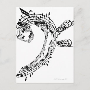J.S.Bach's Cello Suite Postcard